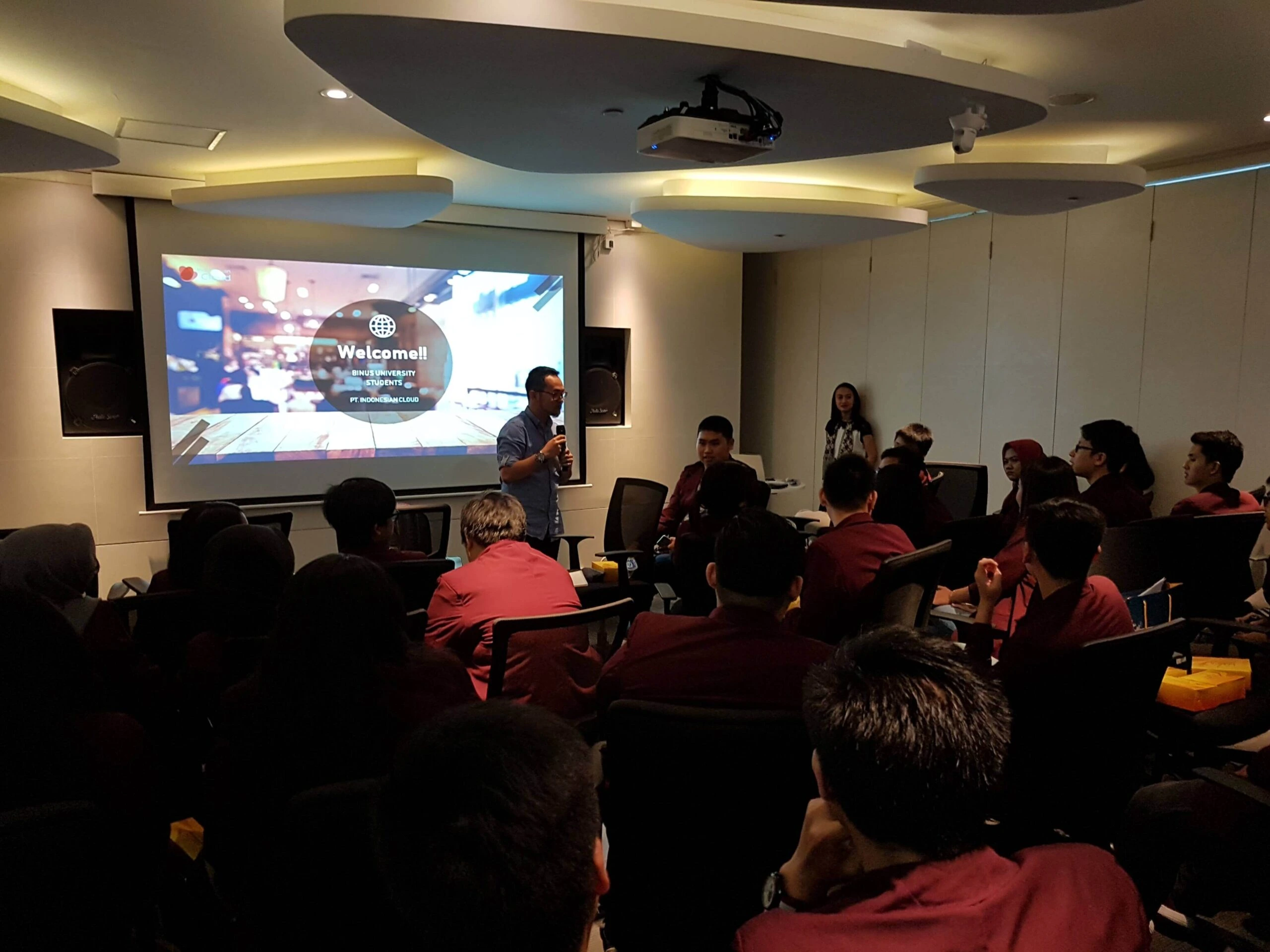 Cloud Service Provider Visit by BINUS University Students